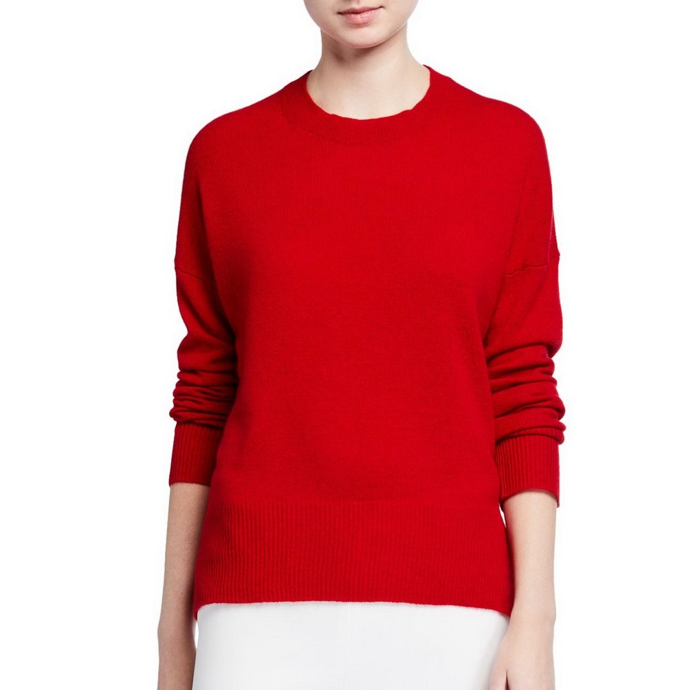 NWT THEORY Karenia Feather Cashmere Sweater - Picture 2 of 11